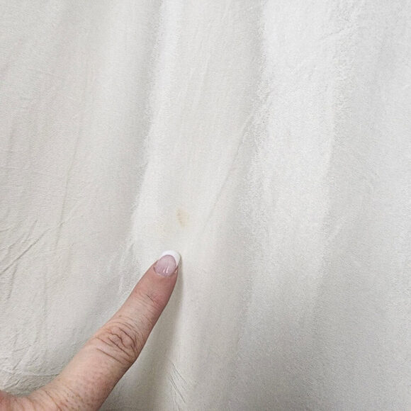 Vintage Cream Sequined Floral Detail Drop Shoulder Wedding Dress Size XS - Picture 6 of 16